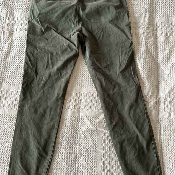 LOFT Olive Skinny Ankle Pants - Picture 3 of 3